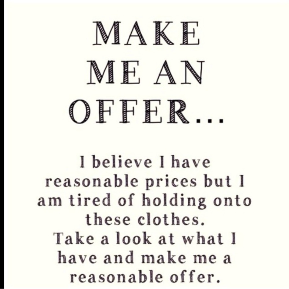 Make Me an Offer Sign